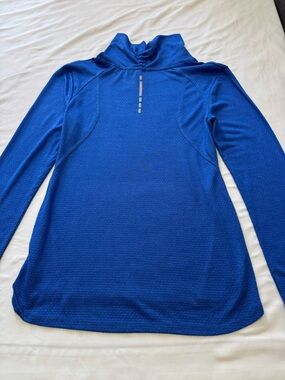 Avia Royal Blue Long-Sleeve Athletic Top with Reflective Back Detail